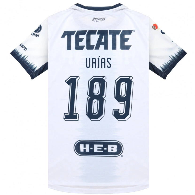 Danxen Uomo Maglia Álex Urías #189 Bianco Bluinchiostro Rosso Kit Gara Away 2026/27 Maglietta