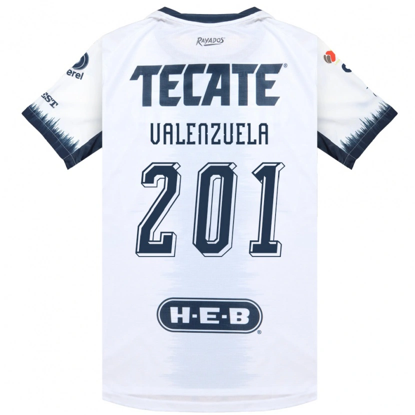 Danxen Uomo Maglia Francisco Valenzuela #201 Bianco Bluinchiostro Rosso Kit Gara Away 2026/27 Maglietta