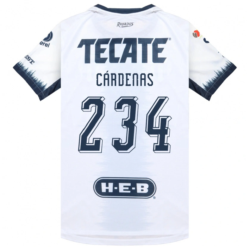 Danxen Uomo Maglia Mahonry Cárdenas #234 Bianco Bluinchiostro Rosso Kit Gara Away 2026/27 Maglietta