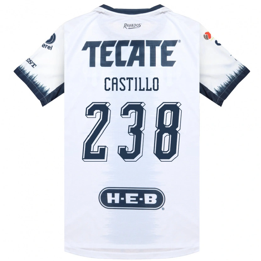 Danxen Uomo Maglia Juan Castillo #238 Bianco Bluinchiostro Rosso Kit Gara Away 2026/27 Maglietta