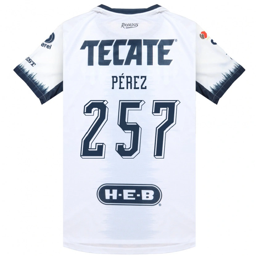 Danxen Uomo Maglia Anthony Pérez #257 Bianco Bluinchiostro Rosso Kit Gara Away 2026/27 Maglietta