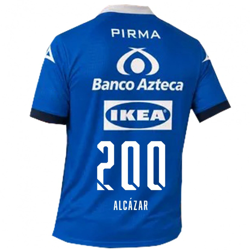 Danxen Uomo Maglia Alek Alcázar #200 Blu Bianco Kit Gara Away 2026/27 Maglietta