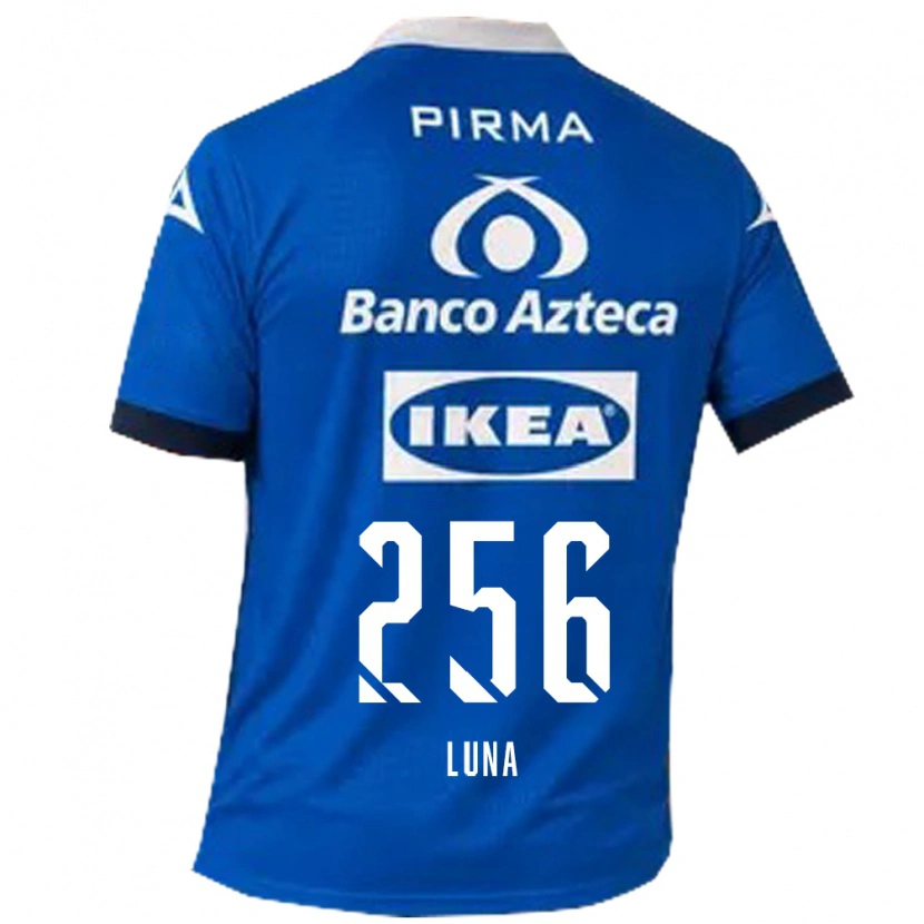 Danxen Uomo Maglia Ángel Luna #256 Blu Bianco Kit Gara Away 2026/27 Maglietta