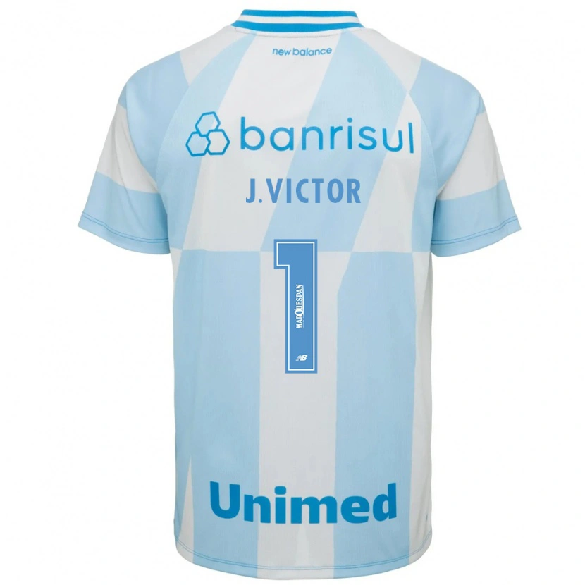 Danxen Uomo Maglia João Victor #1 Azzurro Chiaro Bianco Kit Gara Away 2026/27 Maglietta