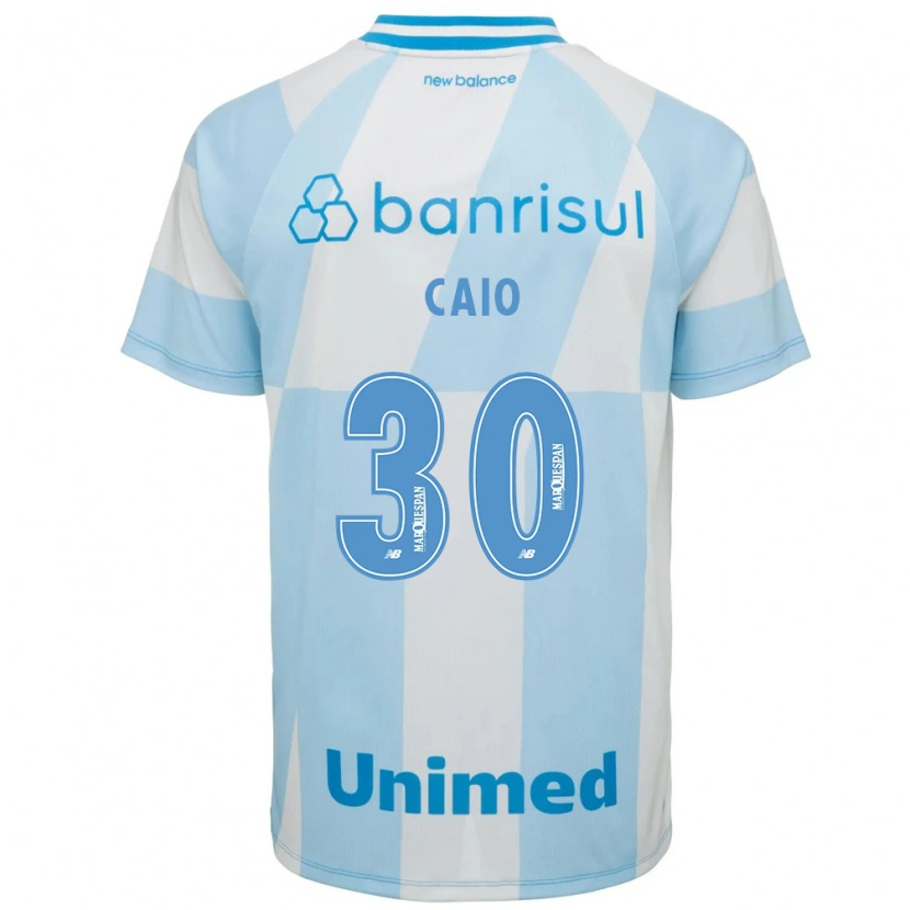 Danxen Uomo Maglia Rodrigo Caio #30 Azzurro Chiaro Bianco Kit Gara Away 2026/27 Maglietta