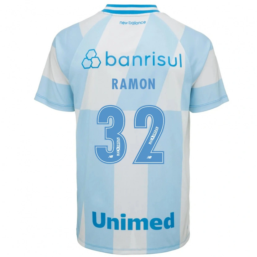 Danxen Uomo Maglia Vitor Ramon #32 Azzurro Chiaro Bianco Kit Gara Away 2026/27 Maglietta