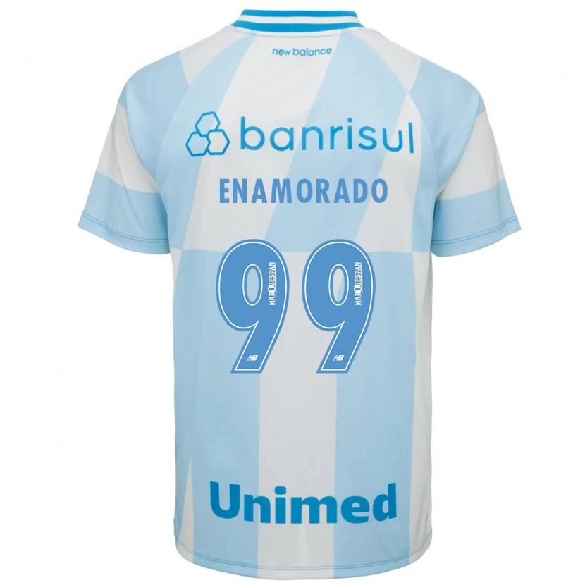 Danxen Uomo Maglia José Enamorado #99 Azzurro Chiaro Bianco Kit Gara Away 2026/27 Maglietta
