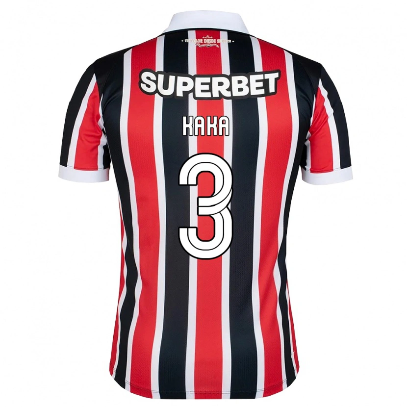 Danxen Uomo Maglia Kaka #3 Rosso Bianco Nero Kit Gara Away 2026/27 Maglietta