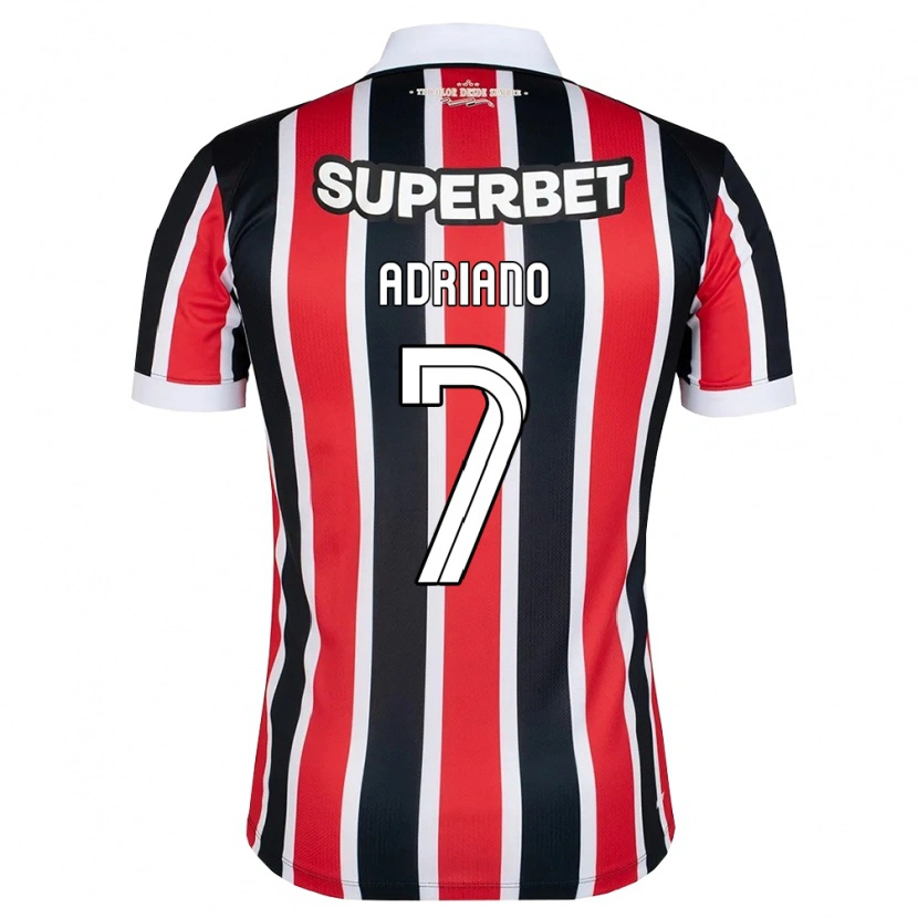Danxen Uomo Maglia João Adriano #7 Rosso Bianco Nero Kit Gara Away 2026/27 Maglietta