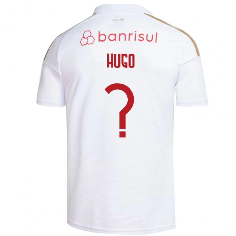 Danxen Uomo Maglia Victor Hugo #0 Bianco Rosso Kit Gara Away 2026/27 Maglietta
