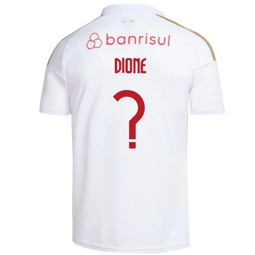 Danxen Uomo Maglia Dione #0 Bianco Rosso Kit Gara Away 2026/27 Maglietta
