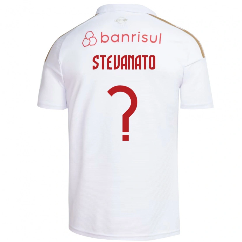 Danxen Uomo Maglia Eduardo Stevanato #0 Bianco Rosso Kit Gara Away 2026/27 Maglietta