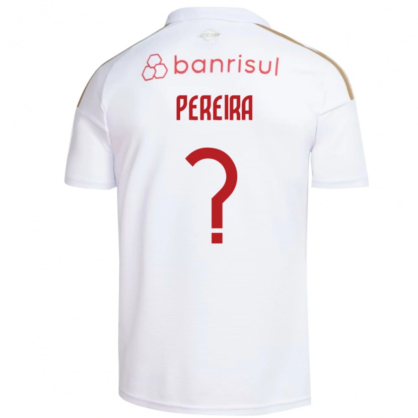 Danxen Uomo Maglia Igor Pereira #0 Bianco Rosso Kit Gara Away 2026/27 Maglietta