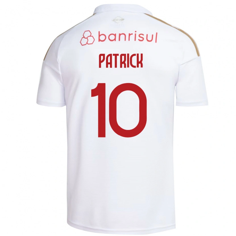 Danxen Uomo Maglia Alan Patrick #10 Bianco Rosso Kit Gara Away 2026/27 Maglietta