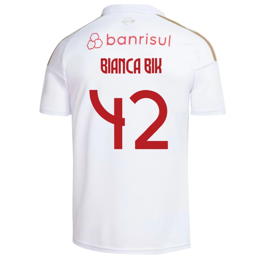 Danxen Uomo Maglia Bianca Bik #42 Bianco Rosso Kit Gara Away 2026/27 Maglietta