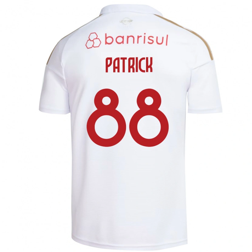 Danxen Uomo Maglia Patrick #88 Bianco Rosso Kit Gara Away 2026/27 Maglietta