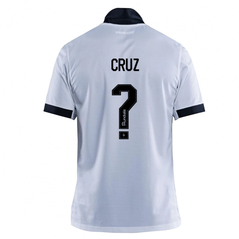 Danxen Uomo Maglia Dudu Cruz #0 Nero Bianco Kit Gara Away 2026/27 Maglietta