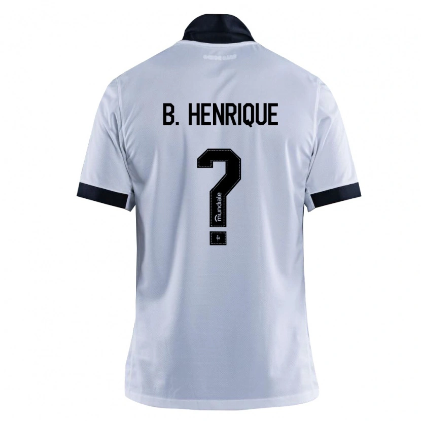 Danxen Uomo Maglia Bruno Henrique #0 Nero Bianco Kit Gara Away 2026/27 Maglietta
