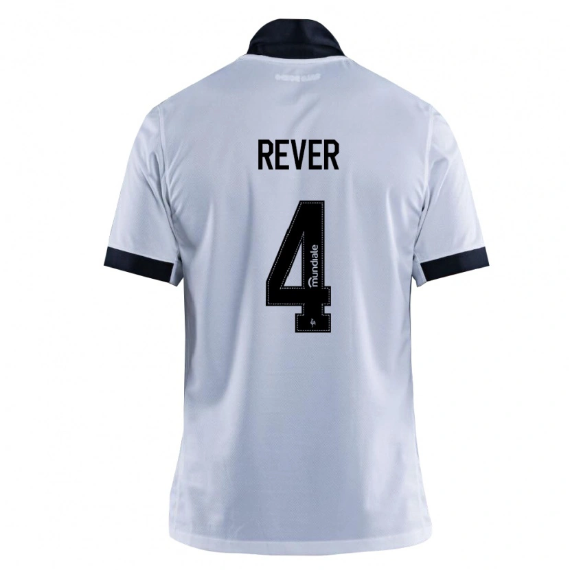 Danxen Uomo Maglia Rever #4 Nero Bianco Kit Gara Away 2026/27 Maglietta