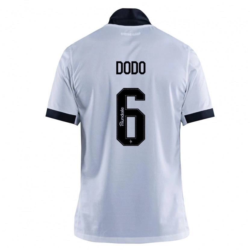 Danxen Uomo Maglia Dodo #6 Nero Bianco Kit Gara Away 2026/27 Maglietta