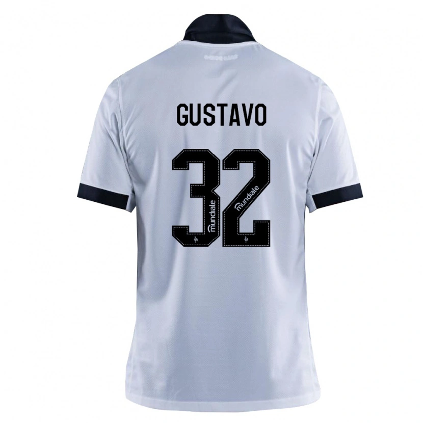 Danxen Uomo Maglia Luís Gustavo #32 Nero Bianco Kit Gara Away 2026/27 Maglietta