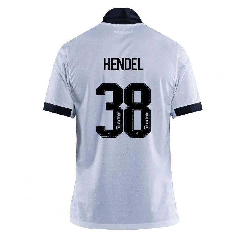 Danxen Uomo Maglia Índio #38 Nero Bianco Kit Gara Away 2026/27 Maglietta