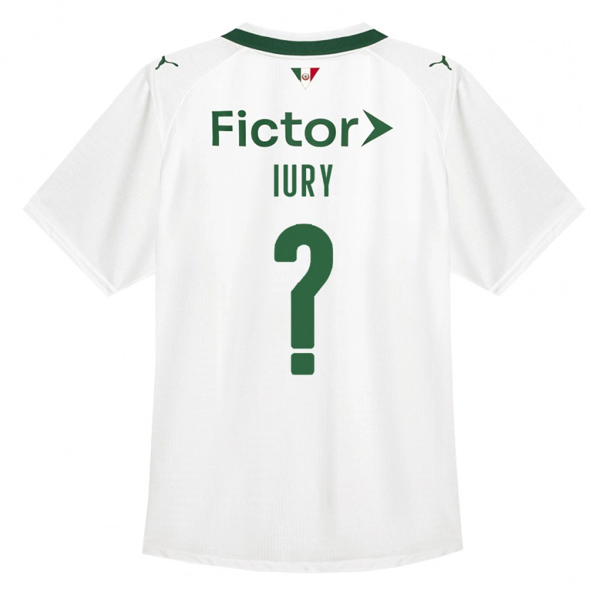 Danxen Uomo Maglia Iury Salles Araujo Dos Santos #0 Verde Bianco Kit Gara Away 2026/27 Maglietta