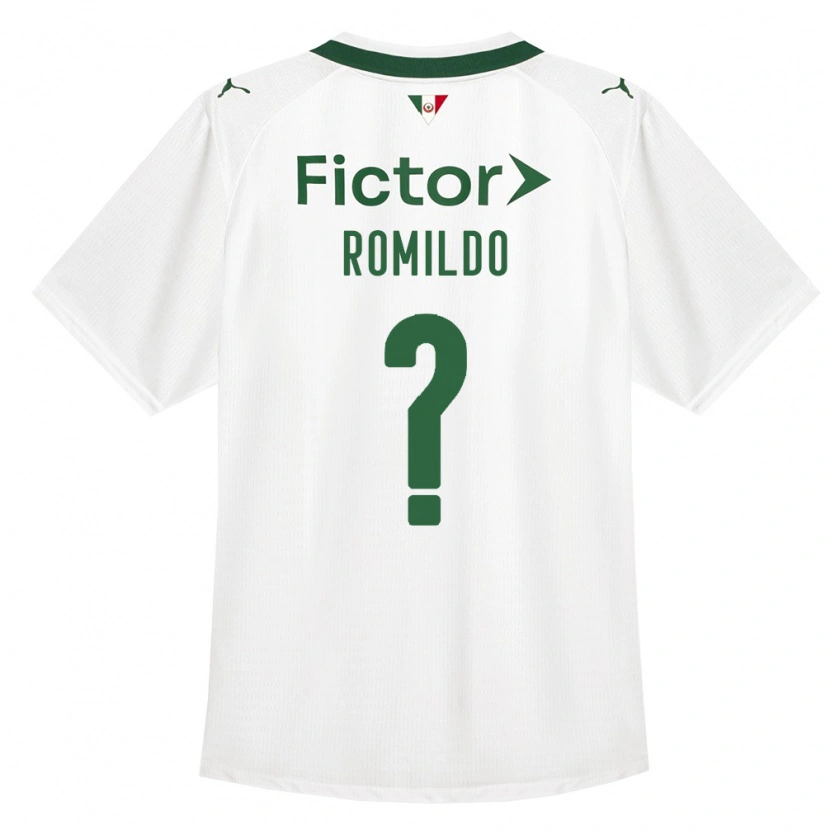 Danxen Uomo Maglia Romildo Ruan Lopes Barros #0 Verde Bianco Kit Gara Away 2026/27 Maglietta
