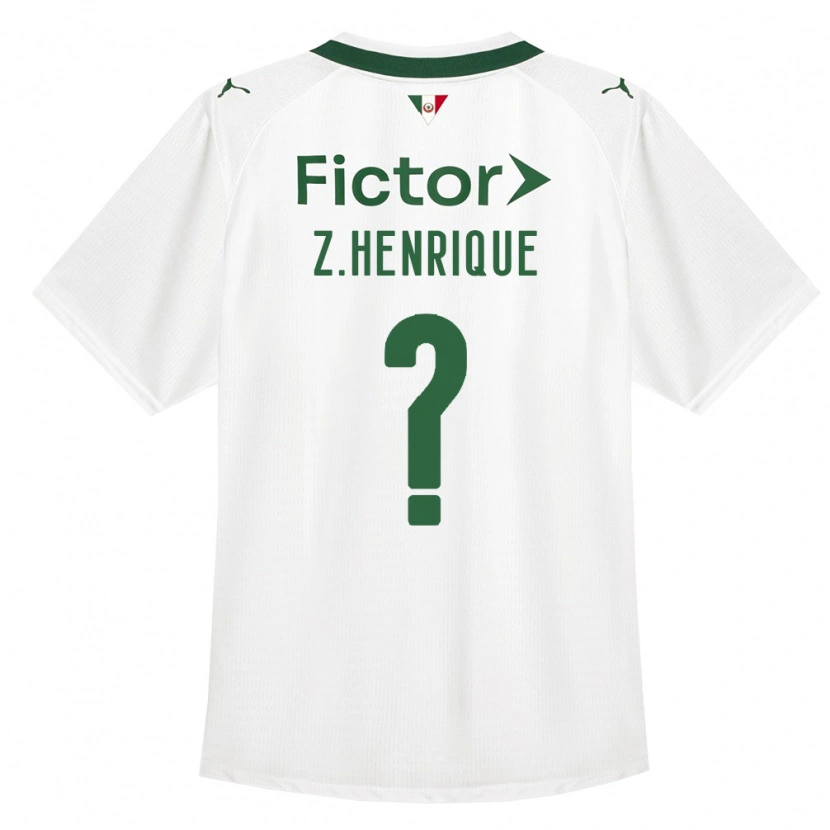 Danxen Uomo Maglia Zé Henrique #0 Verde Bianco Kit Gara Away 2026/27 Maglietta