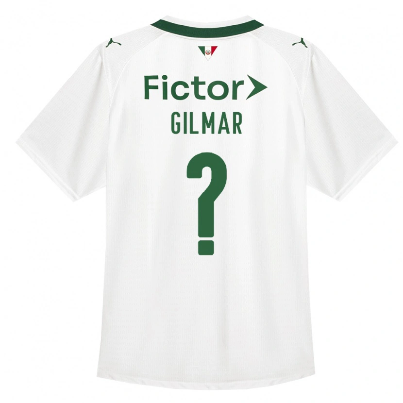 Danxen Uomo Maglia Gilmar #0 Verde Bianco Kit Gara Away 2026/27 Maglietta