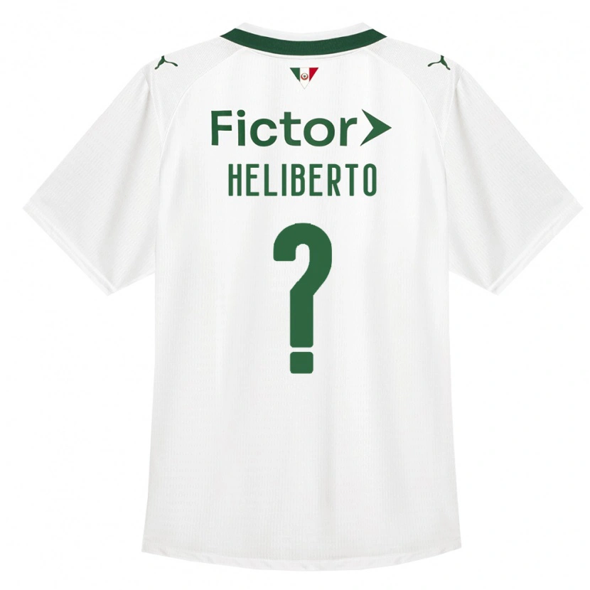 Danxen Uomo Maglia Heliberto #0 Verde Bianco Kit Gara Away 2026/27 Maglietta