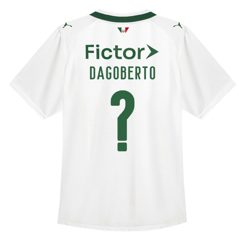 Danxen Uomo Maglia Dagoberto #0 Verde Bianco Kit Gara Away 2026/27 Maglietta
