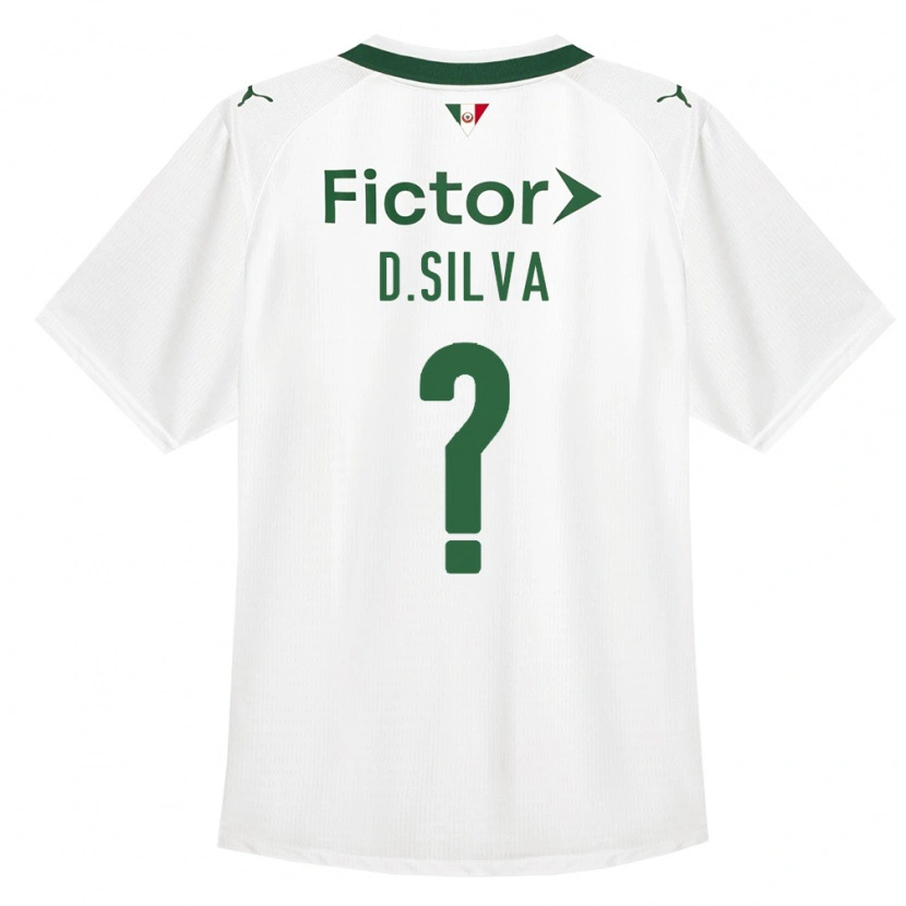Danxen Uomo Maglia Daniel Silva #0 Verde Bianco Kit Gara Away 2026/27 Maglietta