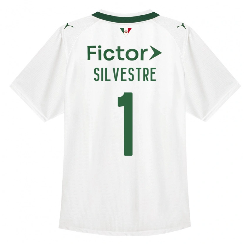 Danxen Uomo Maglia Vinicius Silvestre #1 Verde Bianco Kit Gara Away 2026/27 Maglietta