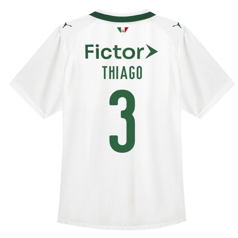 Danxen Uomo Maglia Thiago Pimenta #3 Verde Bianco Kit Gara Away 2026/27 Maglietta