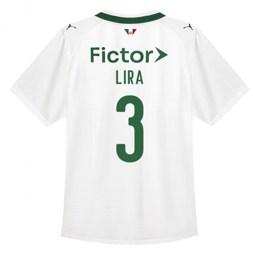 Danxen Uomo Maglia Guilherme Lira #3 Verde Bianco Kit Gara Away 2026/27 Maglietta