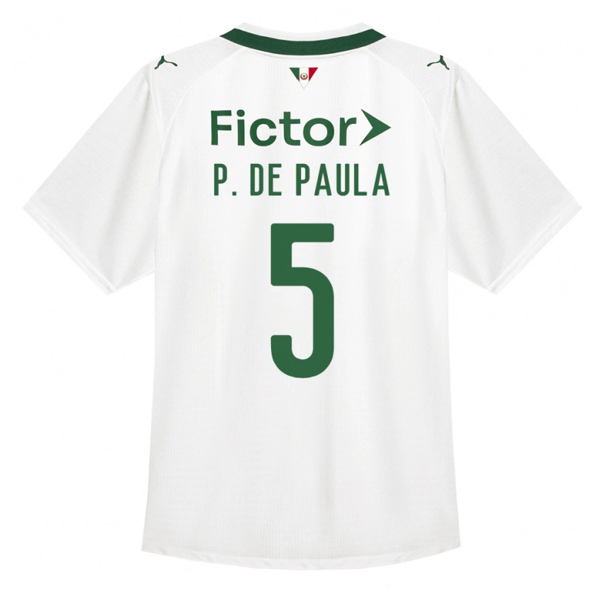 Danxen Uomo Maglia Patrick De Paula #5 Verde Bianco Kit Gara Away 2026/27 Maglietta