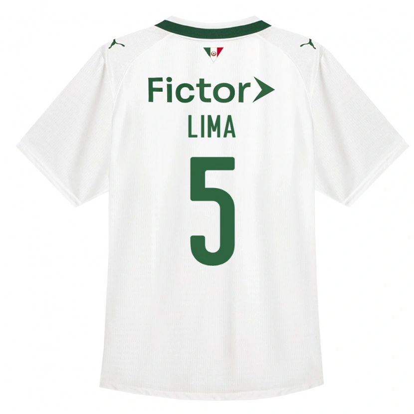 Danxen Uomo Maglia Ingryd Lima #5 Verde Bianco Kit Gara Away 2026/27 Maglietta