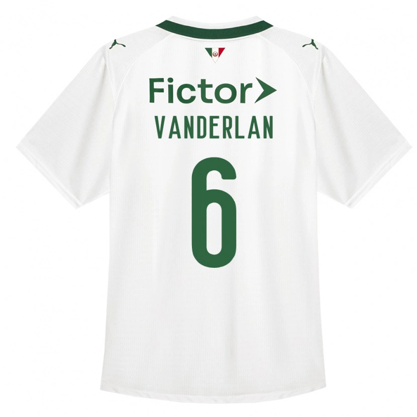 Danxen Uomo Maglia Vanderlan #6 Verde Bianco Kit Gara Away 2026/27 Maglietta