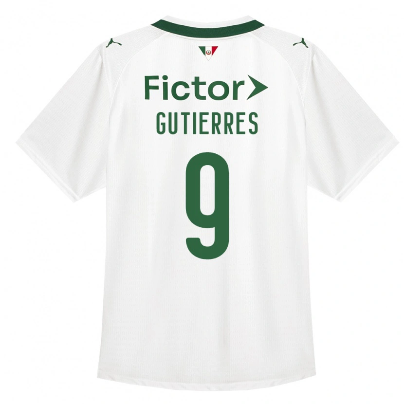 Danxen Uomo Maglia Amanda Gutierres #9 Verde Bianco Kit Gara Away 2026/27 Maglietta