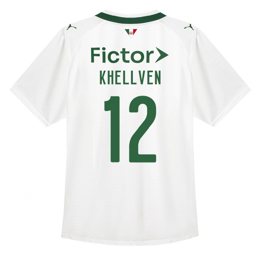 Danxen Uomo Maglia Khellven Douglas Silva Oliveira #12 Verde Bianco Kit Gara Away 2026/27 Maglietta