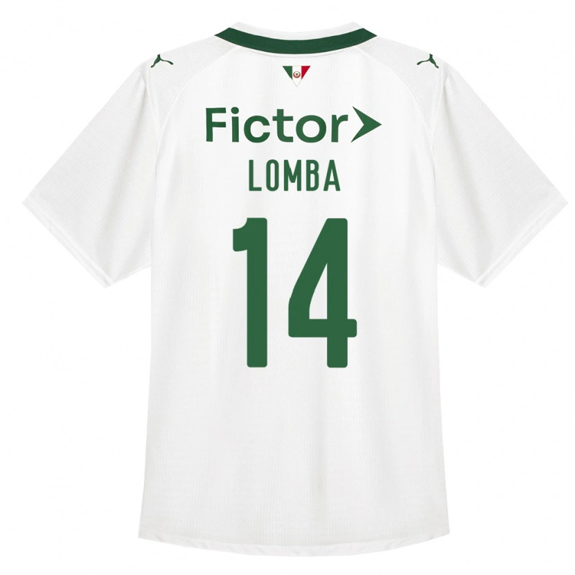 Danxen Uomo Maglia Marcelo Lomba #14 Verde Bianco Kit Gara Away 2026/27 Maglietta