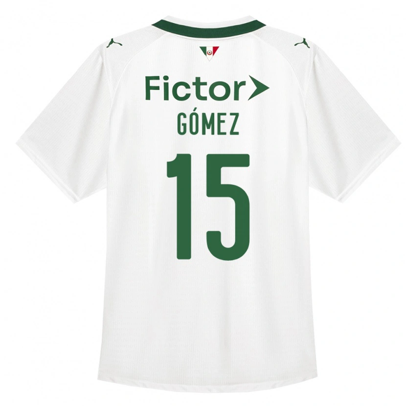 Danxen Uomo Maglia Gustavo Gómez #15 Verde Bianco Kit Gara Away 2026/27 Maglietta
