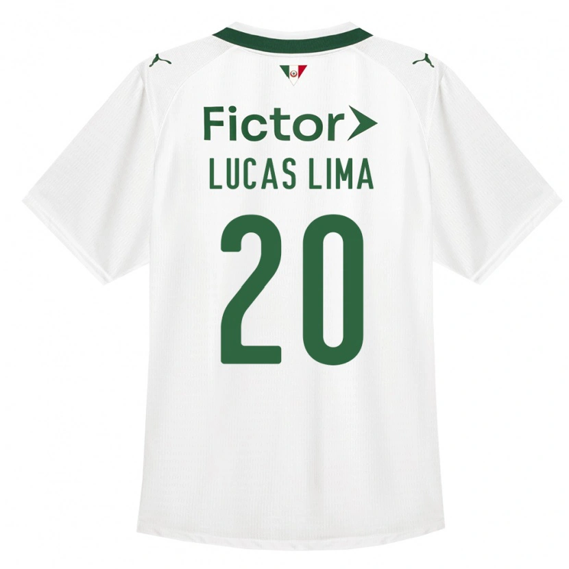Danxen Uomo Maglia Lucas Lima #20 Verde Bianco Kit Gara Away 2026/27 Maglietta