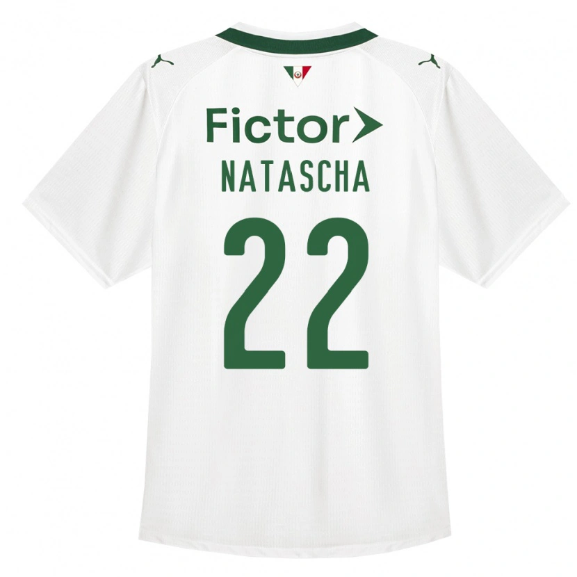 Danxen Uomo Maglia Natascha #22 Verde Bianco Kit Gara Away 2026/27 Maglietta