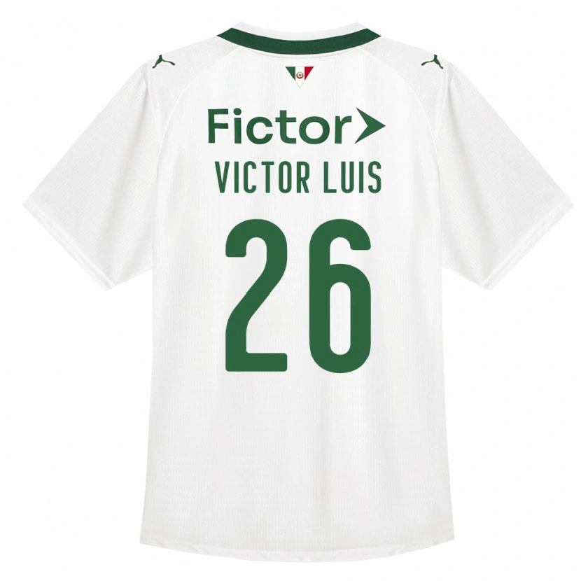 Danxen Uomo Maglia Victor Luis #26 Verde Bianco Kit Gara Away 2026/27 Maglietta