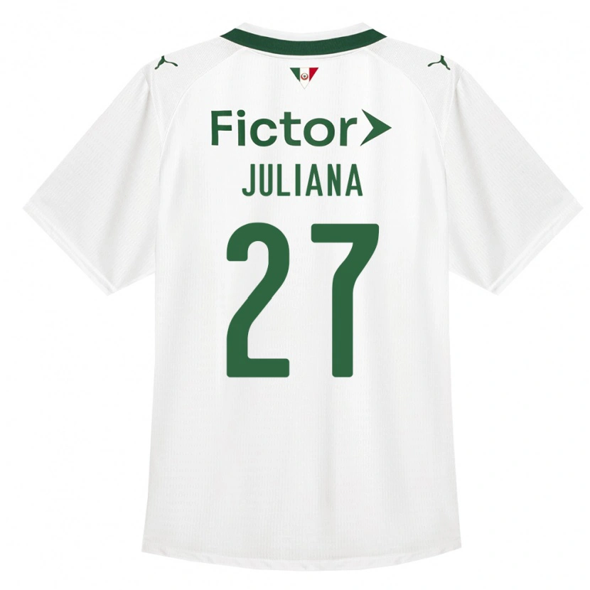 Danxen Uomo Maglia Juliana #27 Verde Bianco Kit Gara Away 2026/27 Maglietta