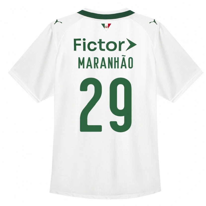 Danxen Uomo Maglia Taina Maranhão #29 Verde Bianco Kit Gara Away 2026/27 Maglietta