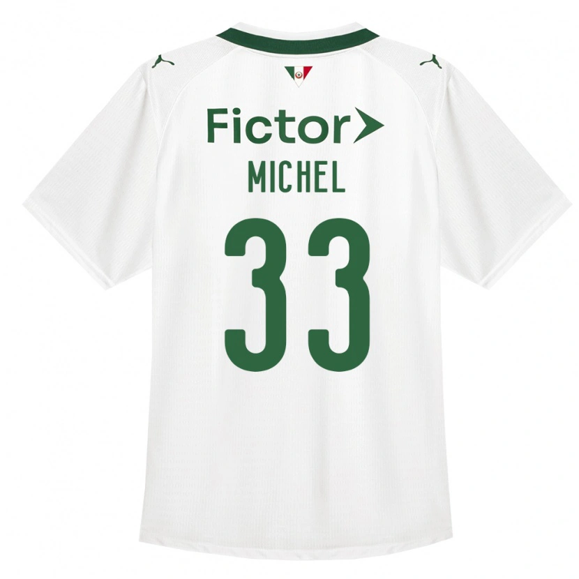 Danxen Uomo Maglia Michel #33 Verde Bianco Kit Gara Away 2026/27 Maglietta