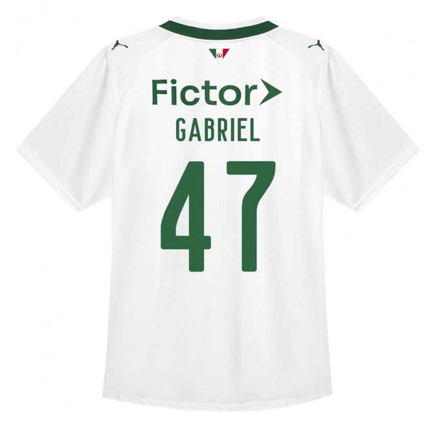Danxen Uomo Maglia Victor Gabriel #47 Verde Bianco Kit Gara Away 2026/27 Maglietta